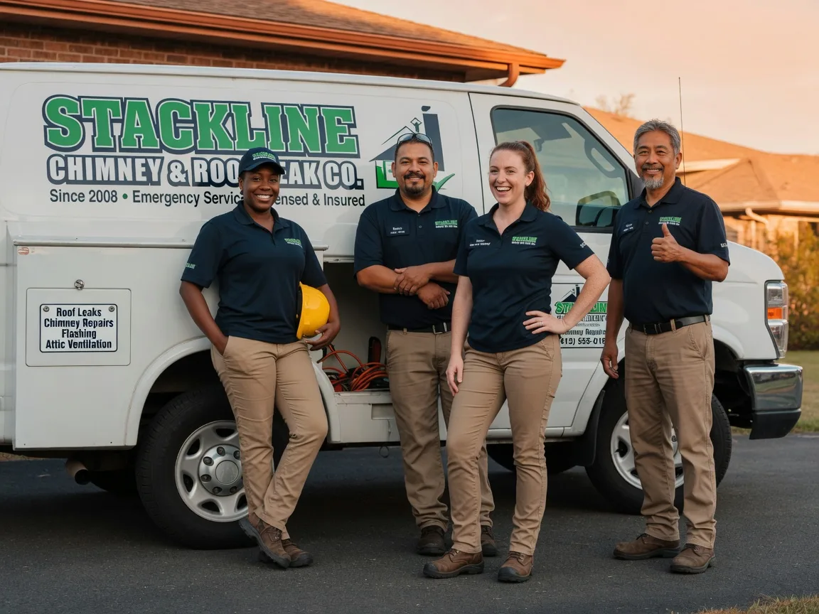 Chimney flashing repair company in Hankamer, TX